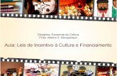 Aula leis de incentivo a cultura e financiamento de projetos culturais profa marina z albuquerque