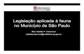 Legislação ambiental aplicada a fauna no município de São Paulo