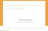 Conhecendo o Google Docs 01 - Ferramentas Digitais para Gestão - Davi Rocha