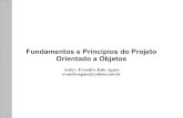 Fundamentos e princípios do projeto orientado a objetos