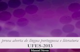 Prova discursiva de língua portuguesa e de literatura da ufes 2013