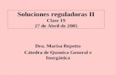 19 Soluciones Reguladoras Ii 27 04 05