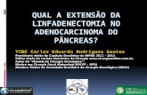 Qual a extensão da linfadenectomia no adenocarcinoma do pâncreas