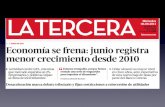 Economia Chilena Agosto 2014 IMACEC 0.8%