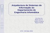 Proposta de Arquitectura de Sistemas de Informação para o Departamento de Engenharia Informática