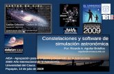 Constelaciones y software de simulacion astronomica
