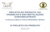 IV PROJETO DO PRODUTO - Etapas do Projeto do Produto - III ANÁLISE DE VIABILIDADE - Slides de Aulas