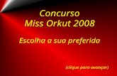 Concurso miss orkut_2008