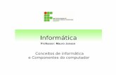 Informática  1-conceitos e componentes