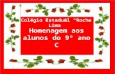 Incentivo aos alunos do 9º ano C, Colégio Rocha Lima, Itaberaí- Goiás