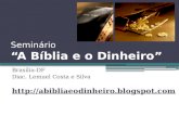 Seminario Biblia Dinheiro 01