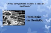 Psicologia da gratidão