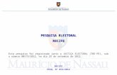 Pesquisa Eleitoral Recife 30-09-2012