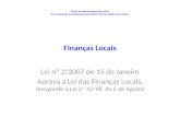 Finanças locais, EAL
