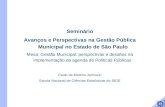 Paulo Jannuzzi - Mesa 1 - Gestão municipal: perspectivas e desafios na implementação da agenda de políticas públicas
