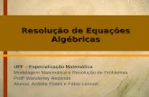 Equações Algébricas - Grupo Leibniz