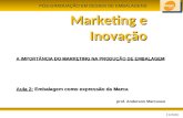 Marketing e Inovação em Marcas e Embalagens - Pós Graduação Senac