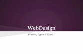 Web Design > Tipografia