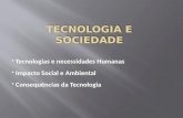 Tecnologia e-sociedade
