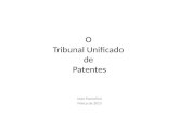 O tribunal unificado de patentes