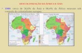 Descolonização da africa e asia china