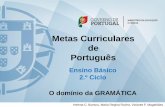 Metas Curriculares do Português - 2º ciclo: gramática