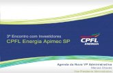 Agenda da Nova VP Administrativa - Sr. Marcos Chaves