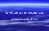 trabalho de lingua portuguesa -Larissa de souza