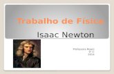 Trabalho de física  Isaac Newton
