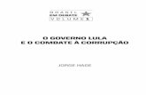 Brasil em Debate - volume 1: O Governo Lula e o Combate à Corrupção