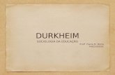 Durkheim sociologia da educação