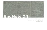 EndNote X4: Referência bibliográficas - exportação