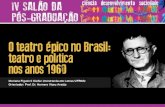 O teatro épico no Brasil: teatro e política nos anos 1960