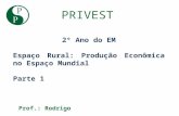 PRIVEST - CAP.   02 - Produção econômica no espaço mundial - 2º EM - Parte 1