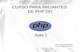 CURSO DE PHP PARA INICIANTES - AULA 1