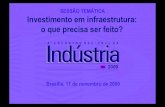 Infraestrutura - José de Freitas Mascarenhas - Presidente do Conselho Temático de Infraestrutura da CNI - 2009