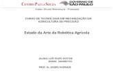 Estado da arte da robótica agrícola - Sistemas autônomos