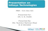 Ethics in INFOSYS by Touhid