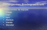Detergentes BiodegradáVeis