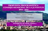 Propuesta Programática CMJ 2010   2013 - Oscar Arango