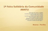 1ª Feira Solidária da Comunidade Aratu