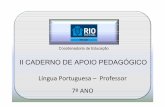 7 anolp prof2caderno de apoio didático de língua portuguesa - professor - rj