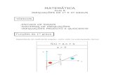 Matemática   aula 08 - inequações de 1° e 2° graus