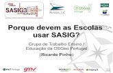 SASIG III - Apresentação Grupo Educacao