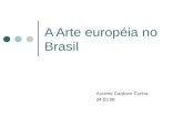 A Arte EuropéIa No Brasil