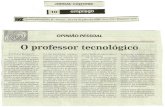 O PROFESSOR TECNOLÓGICO