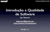 Introdução a Qualidade de Software