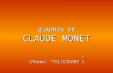 QUADROS DE CLAUDE MONET