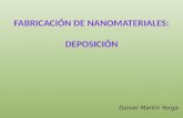 Síntesis de Nanomateriales por Deposición