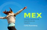 MEX: Modelo Genérico de Experiência do Usuário